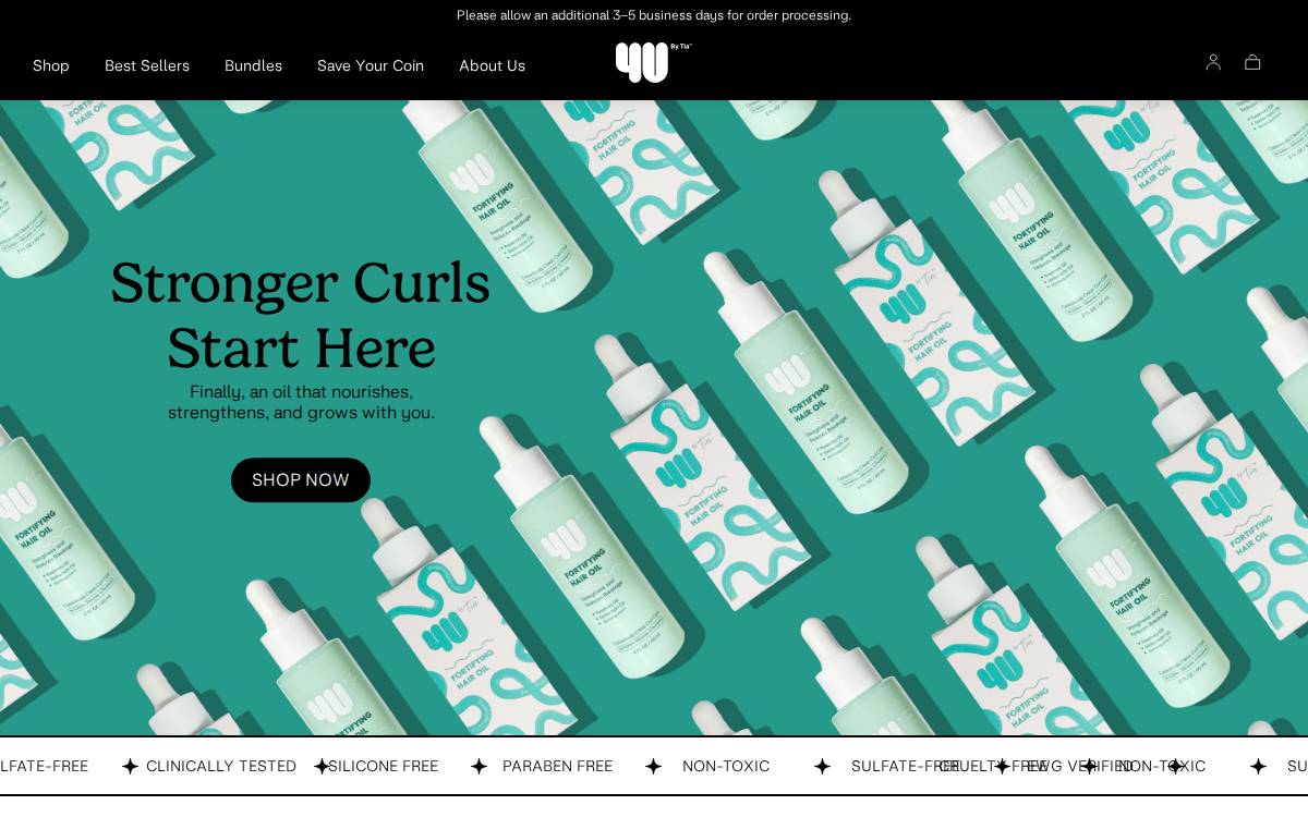 4U by Tia website preview