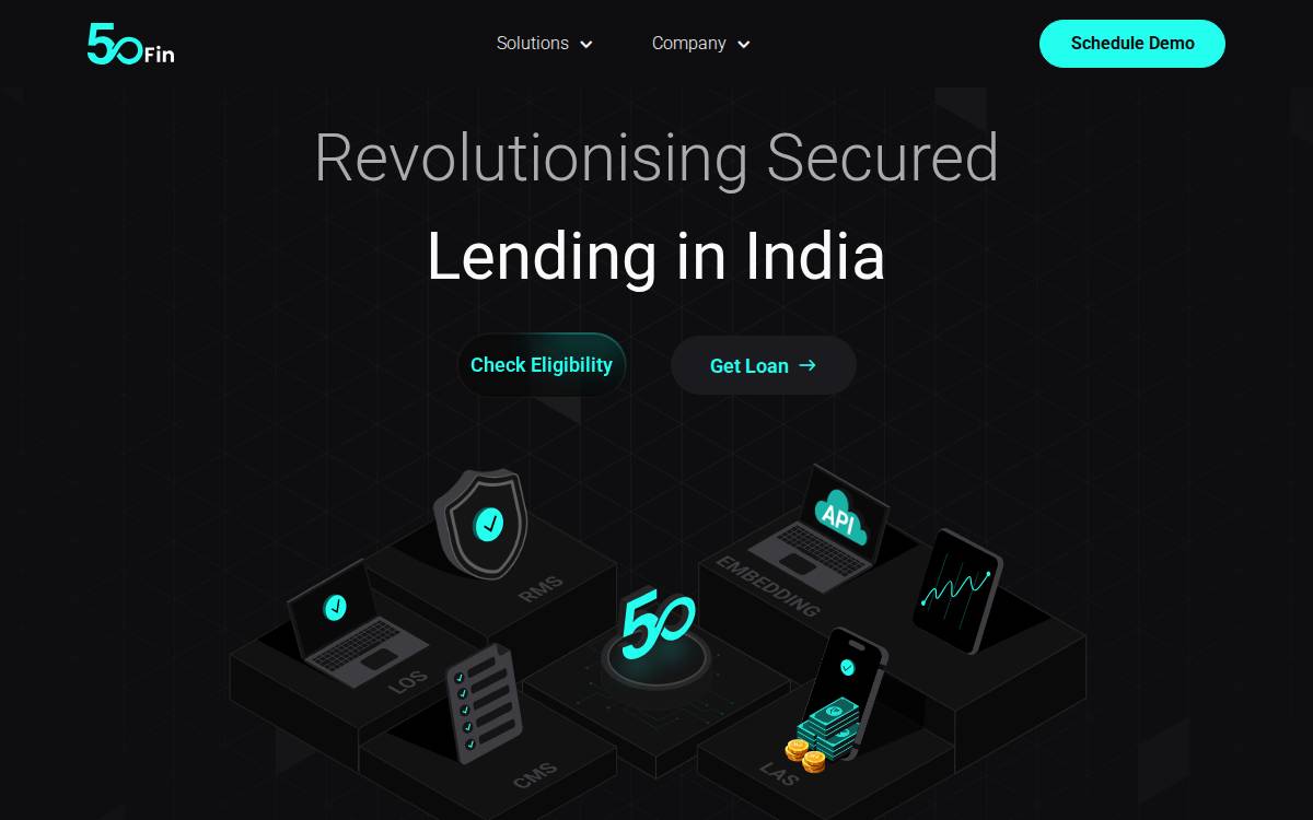 50Fin website preview