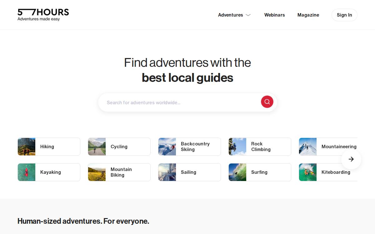 57hours website preview