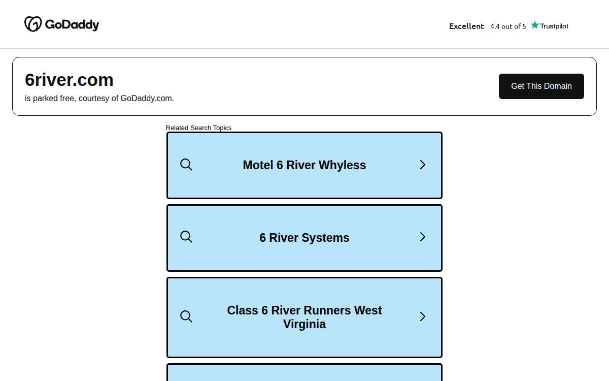 6 River Systems website preview