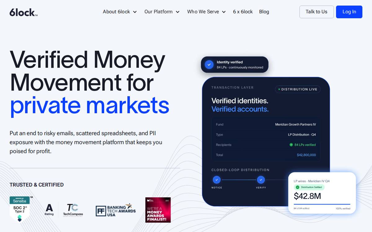 6Lock website preview