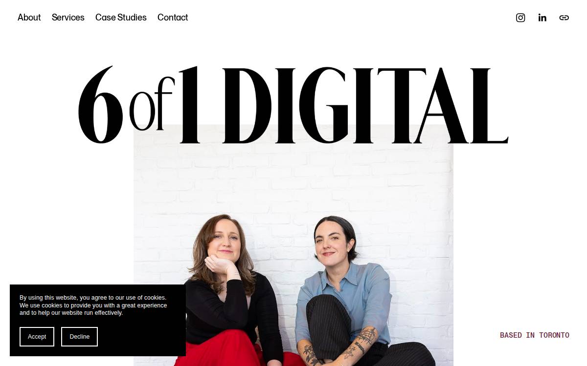 6Of1Digital website preview