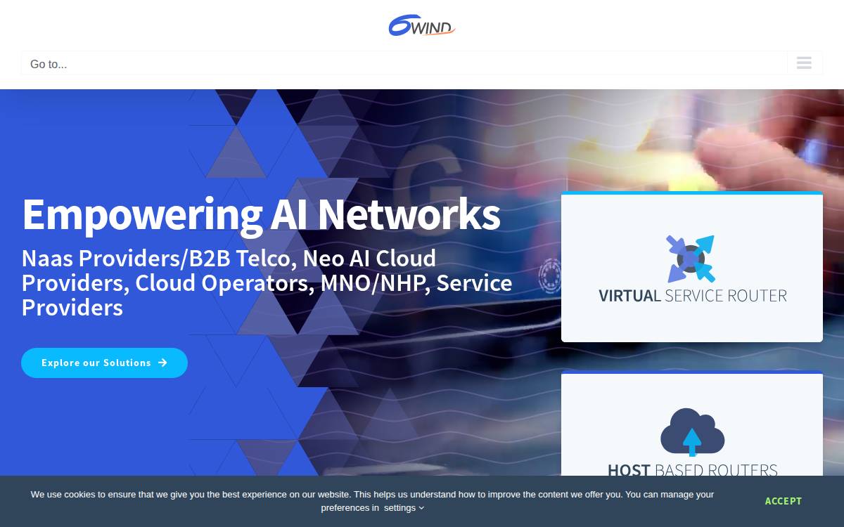6WIND website preview