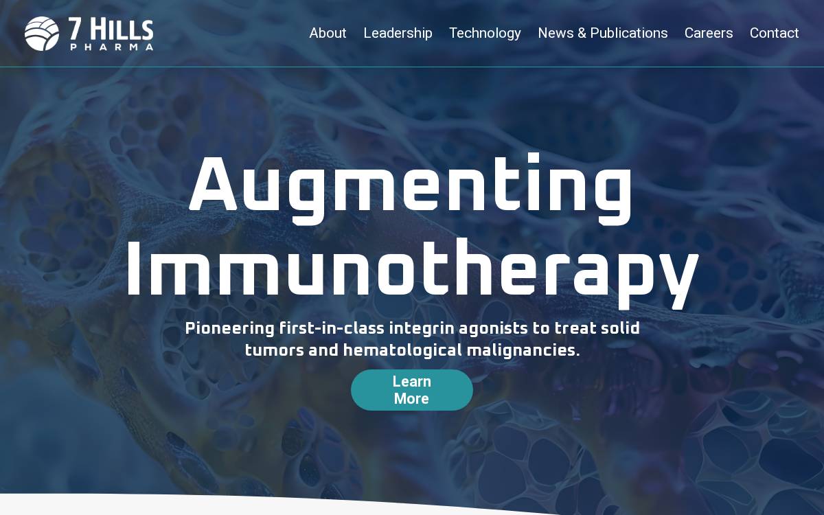 7 Hills Pharma website preview
