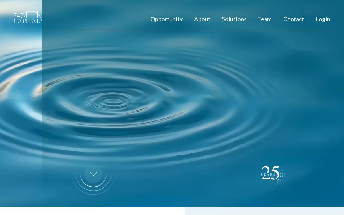 747 Capital website preview