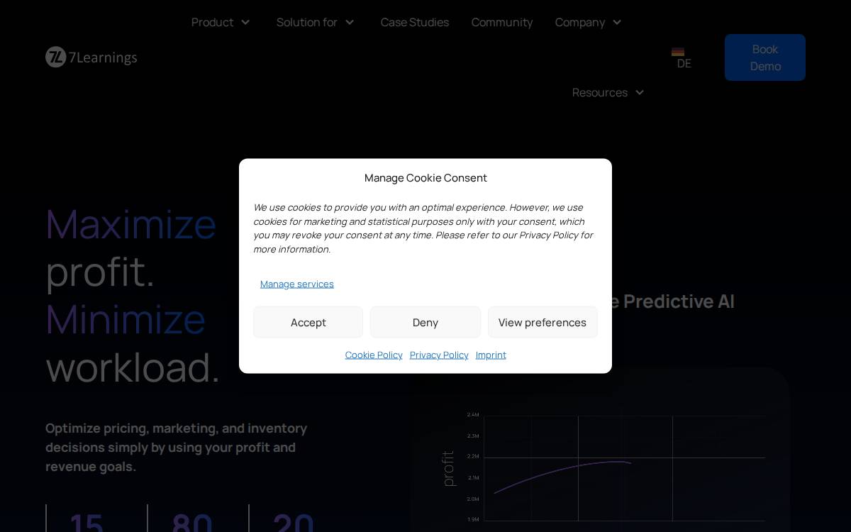 7Learnings website preview