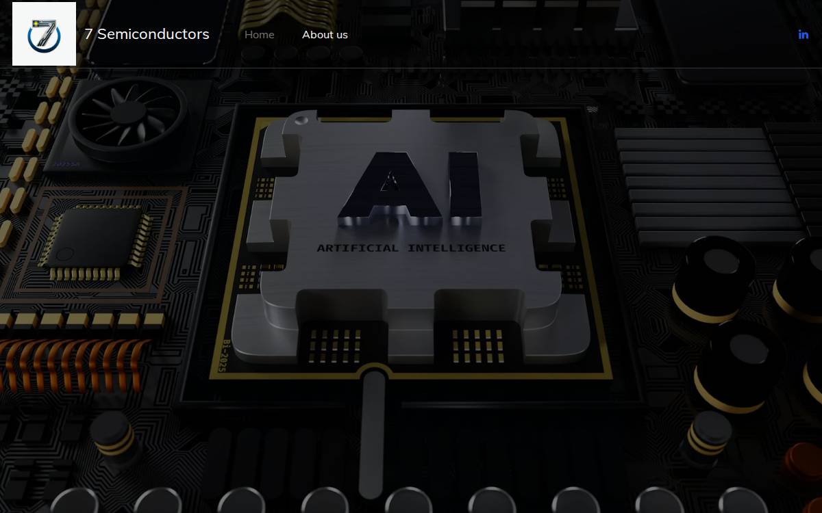 7Semiconductors website preview