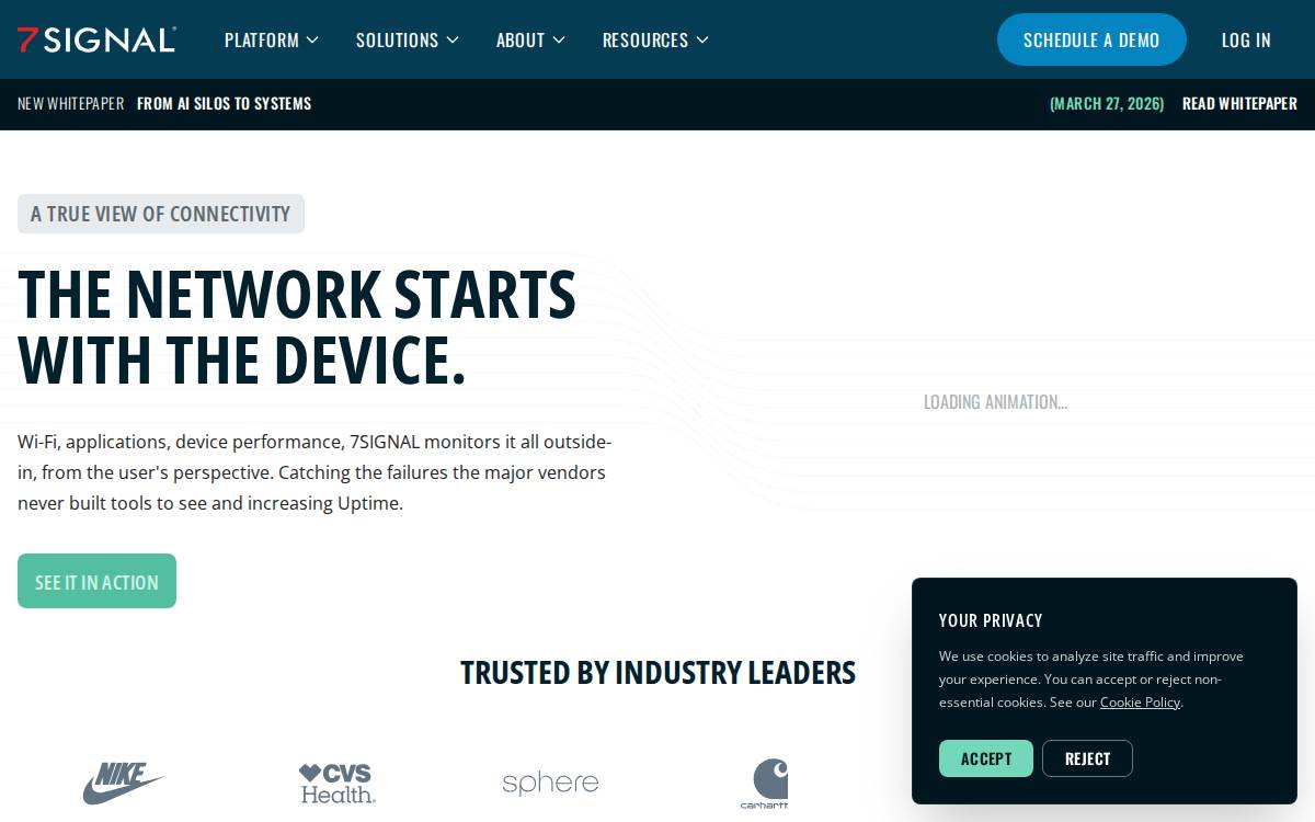 7Signal website preview