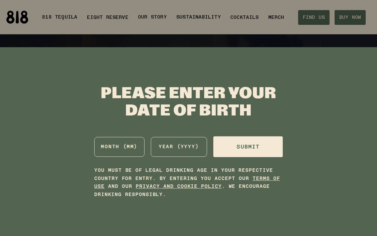 818 website preview