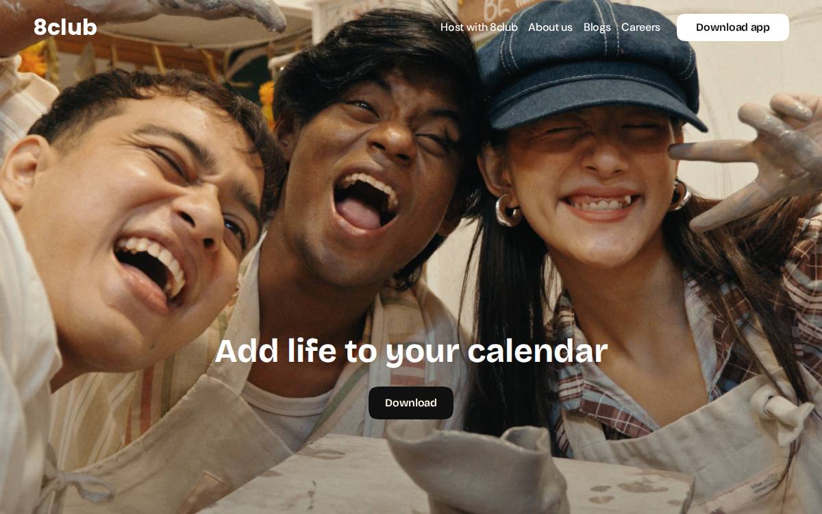 8Club website preview
