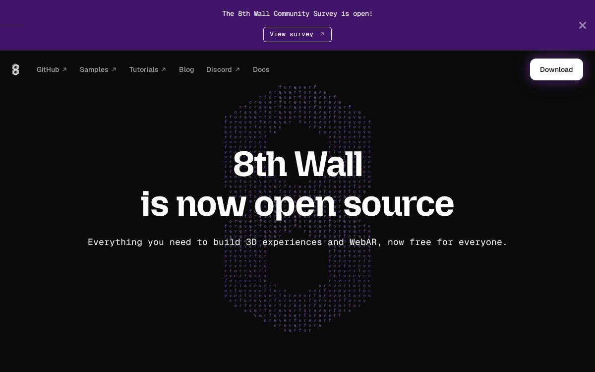 8th Wall website preview