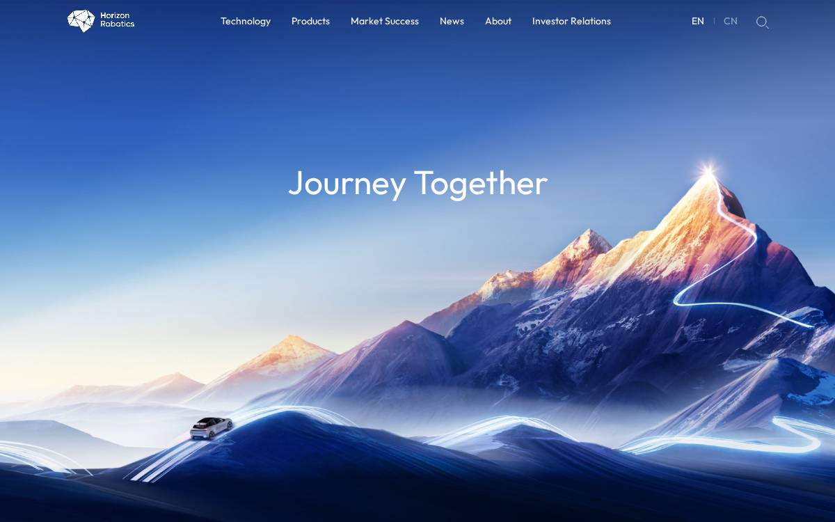 地平线 (9660.HK) website preview