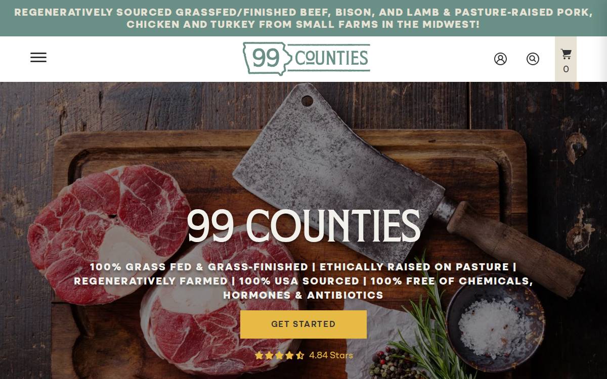 99 Counties website preview