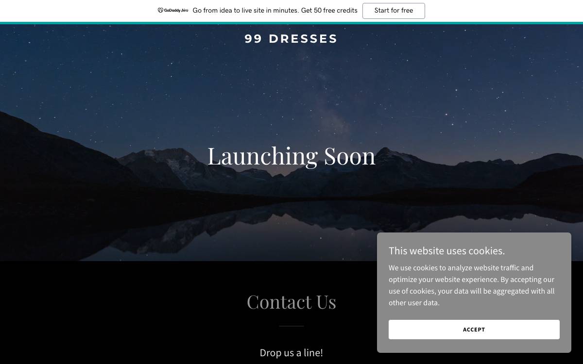 99dresses website preview