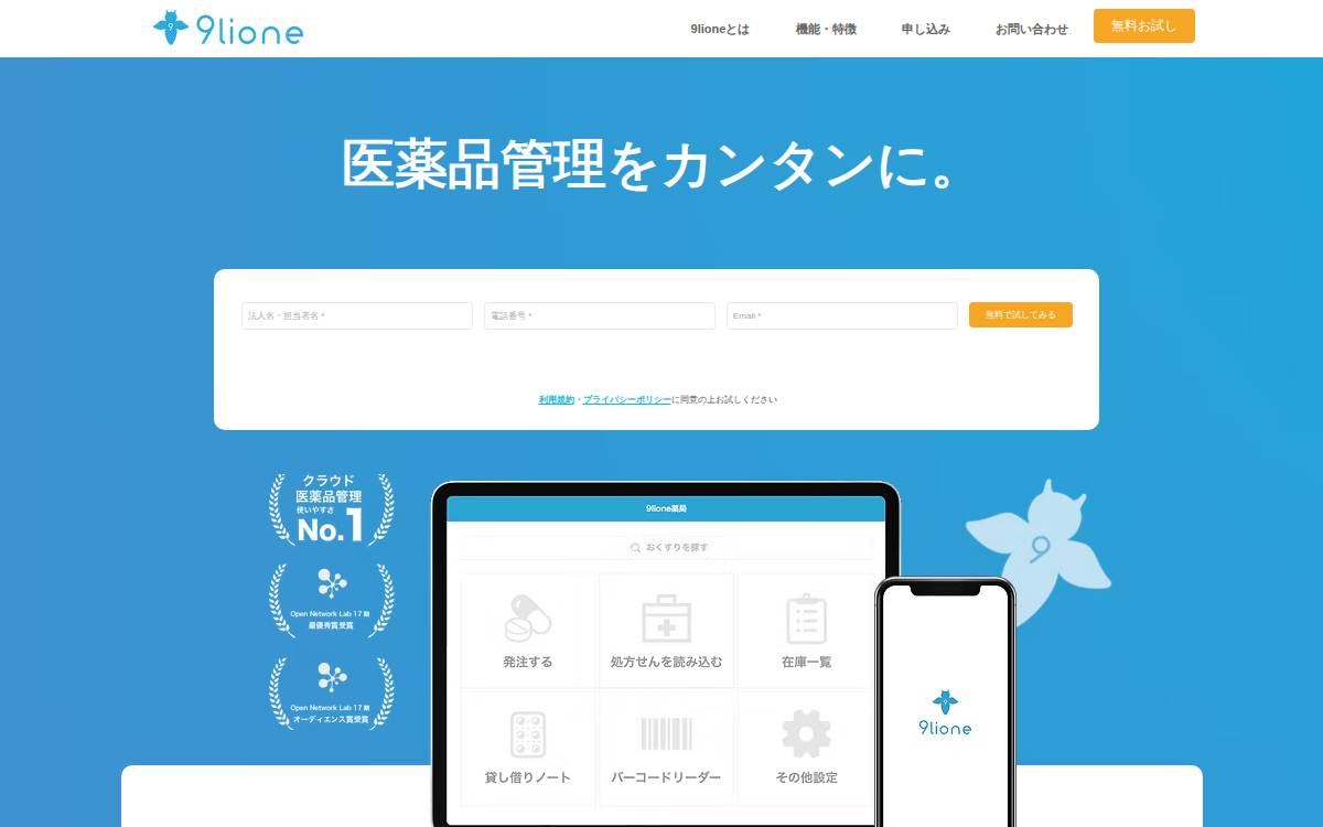 9Lione website preview