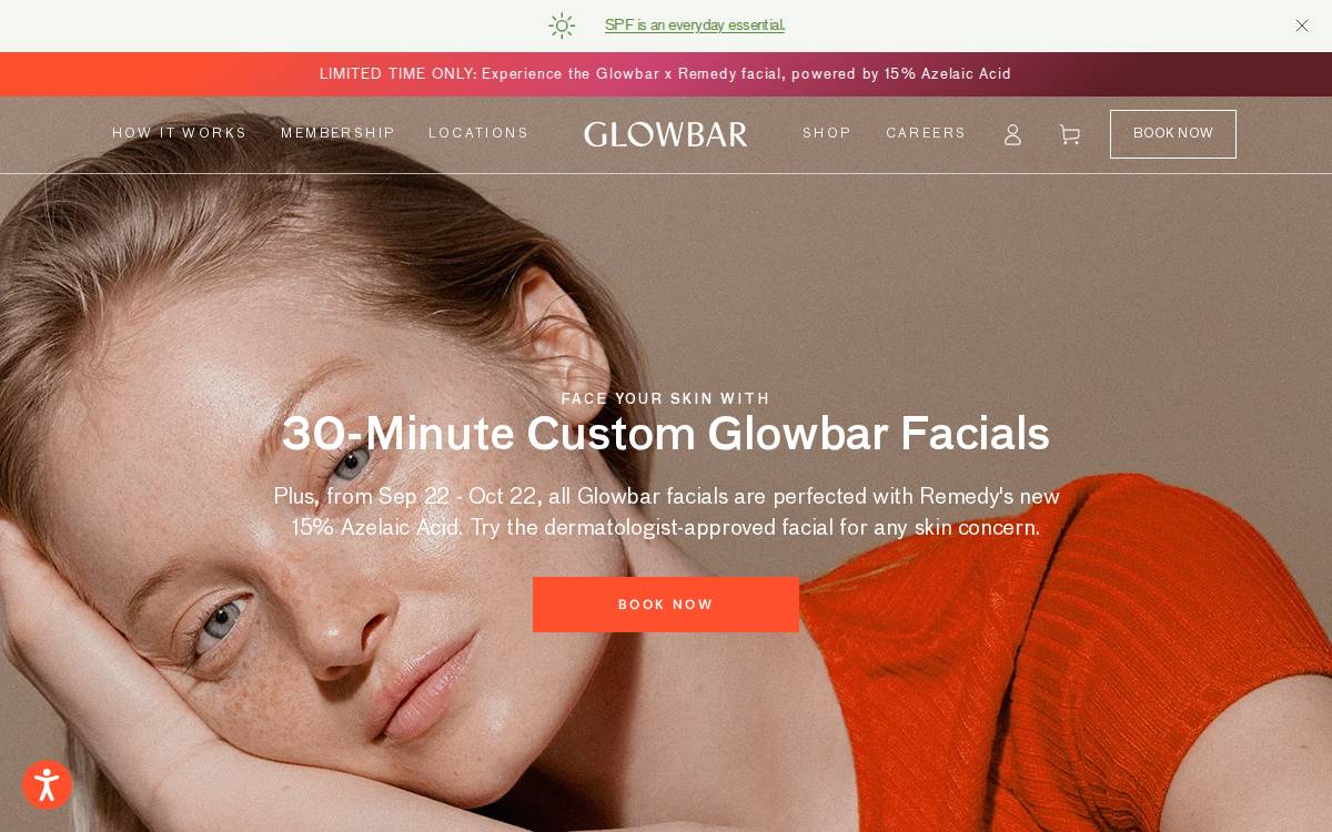 A better approach to skincare website preview
