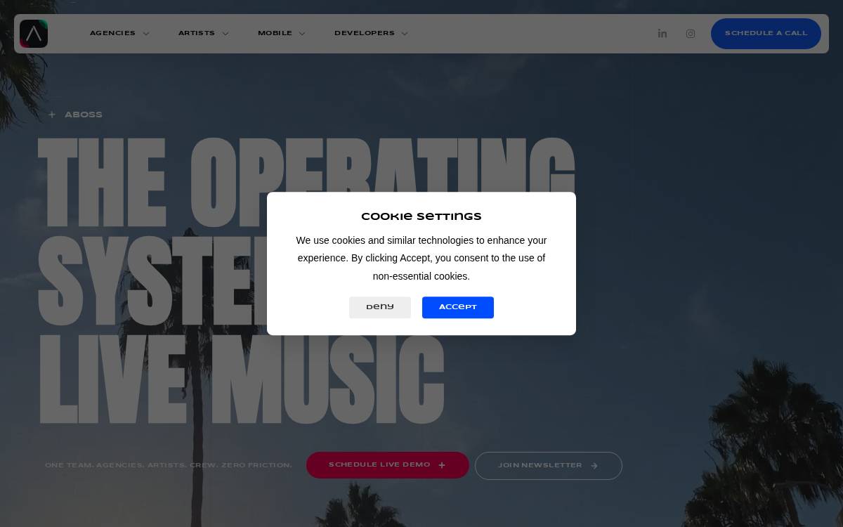 A Boss website preview
