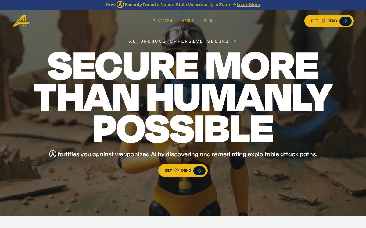 A Security website preview