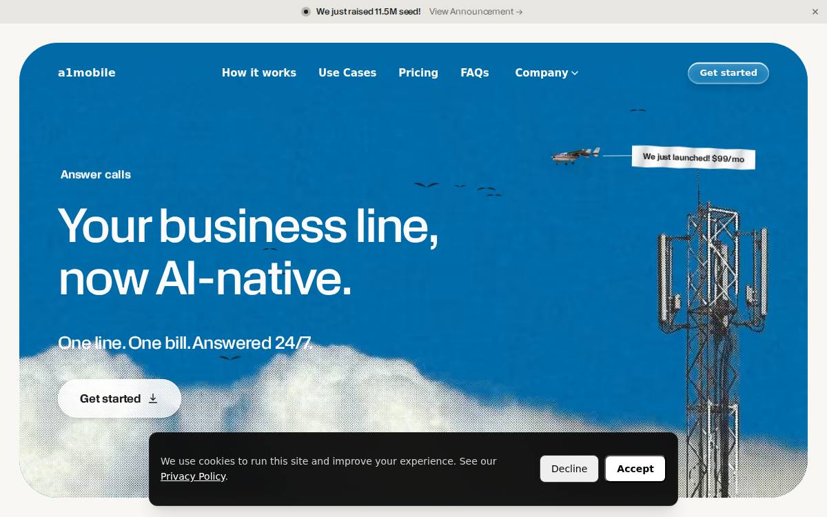 A1Mobile website preview
