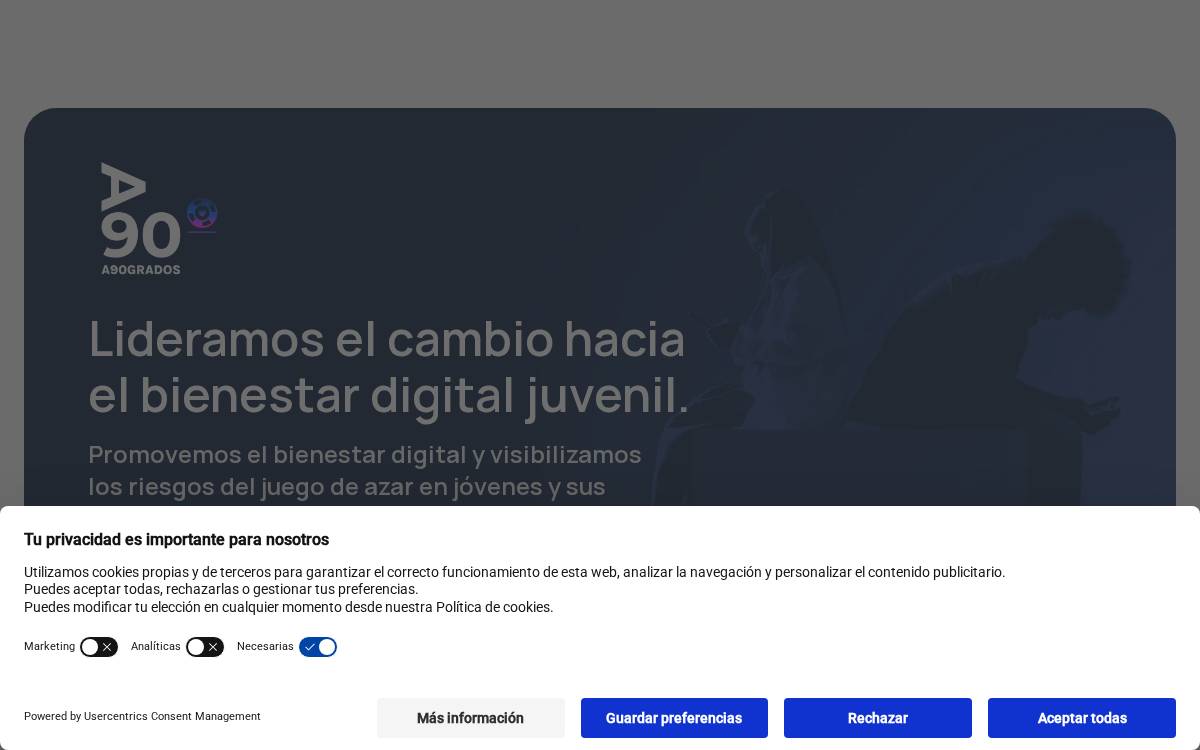 A90Grados website preview