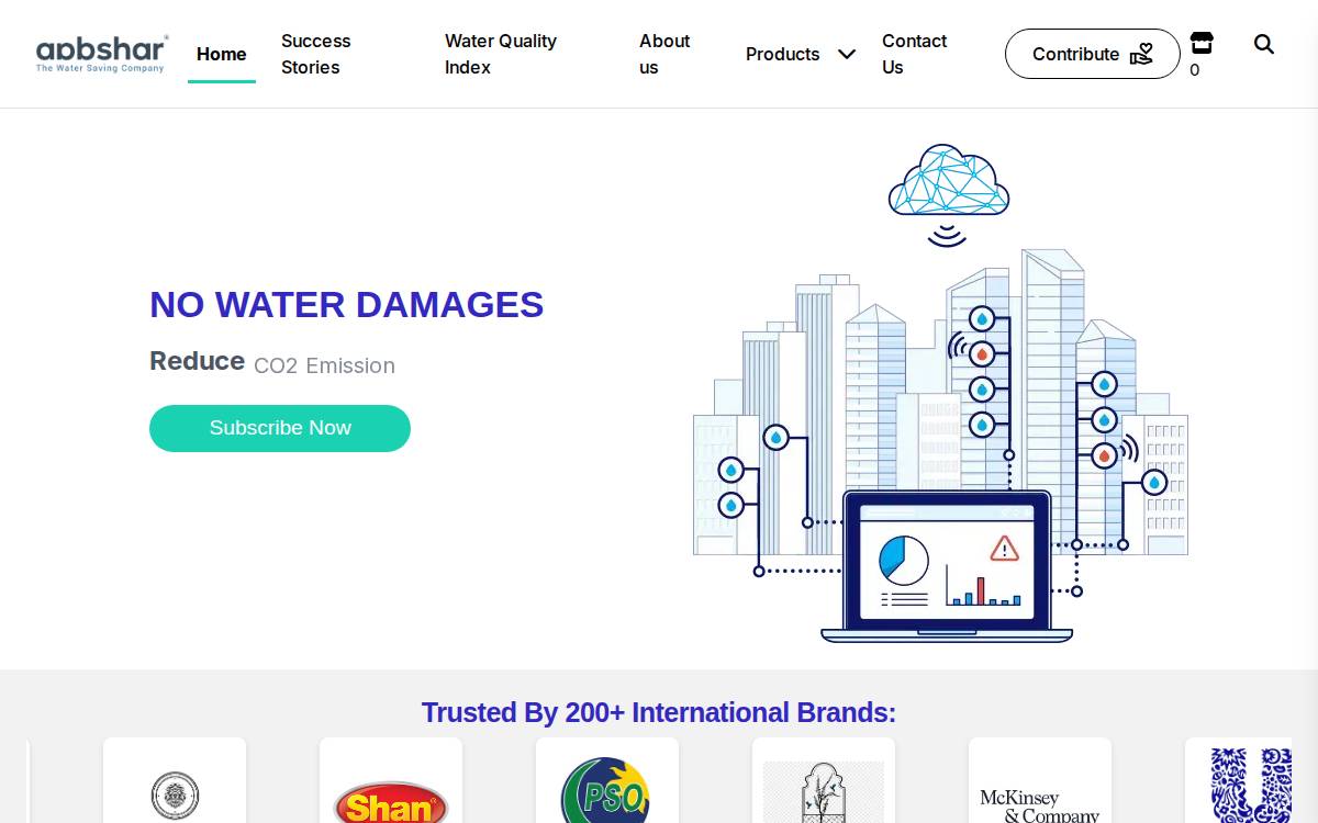 Aabshar website preview