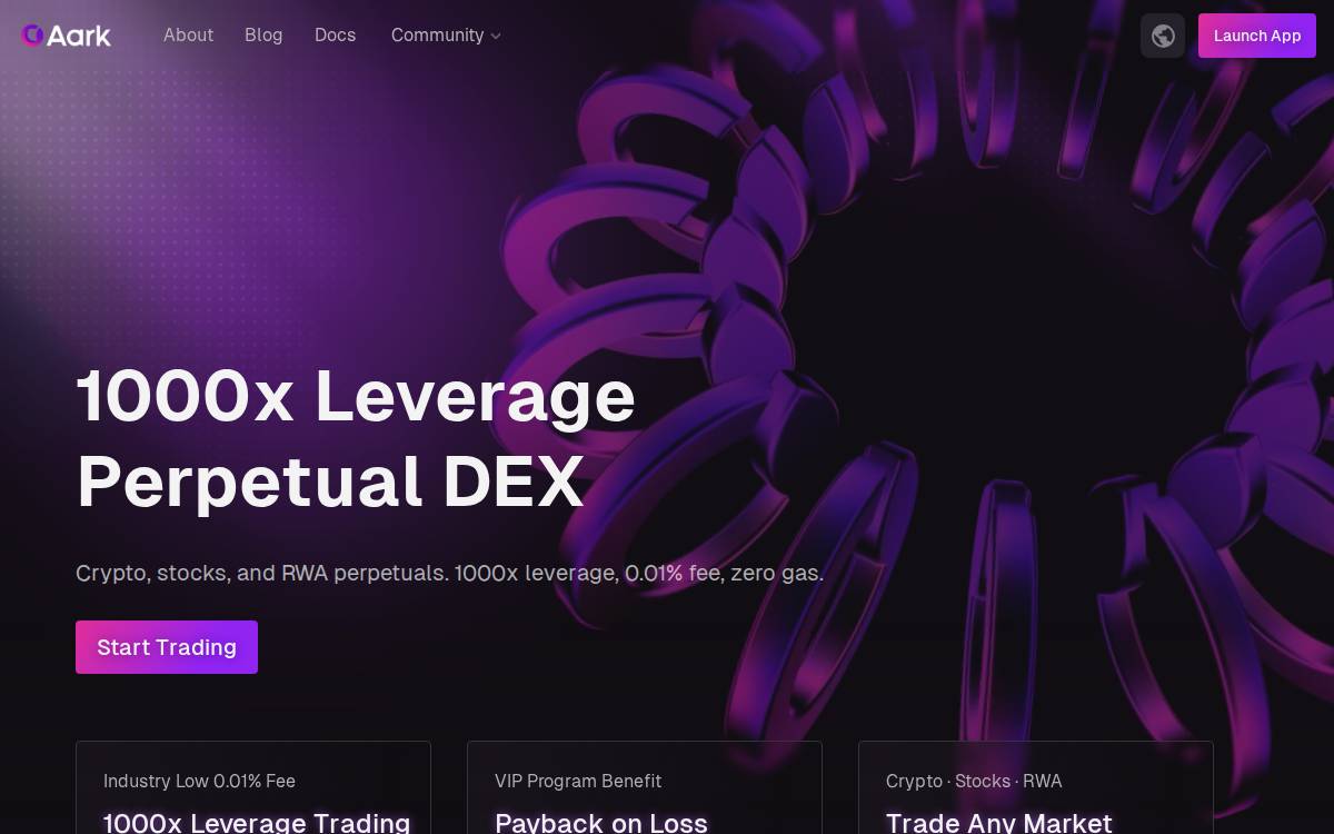 Aark Digital website preview