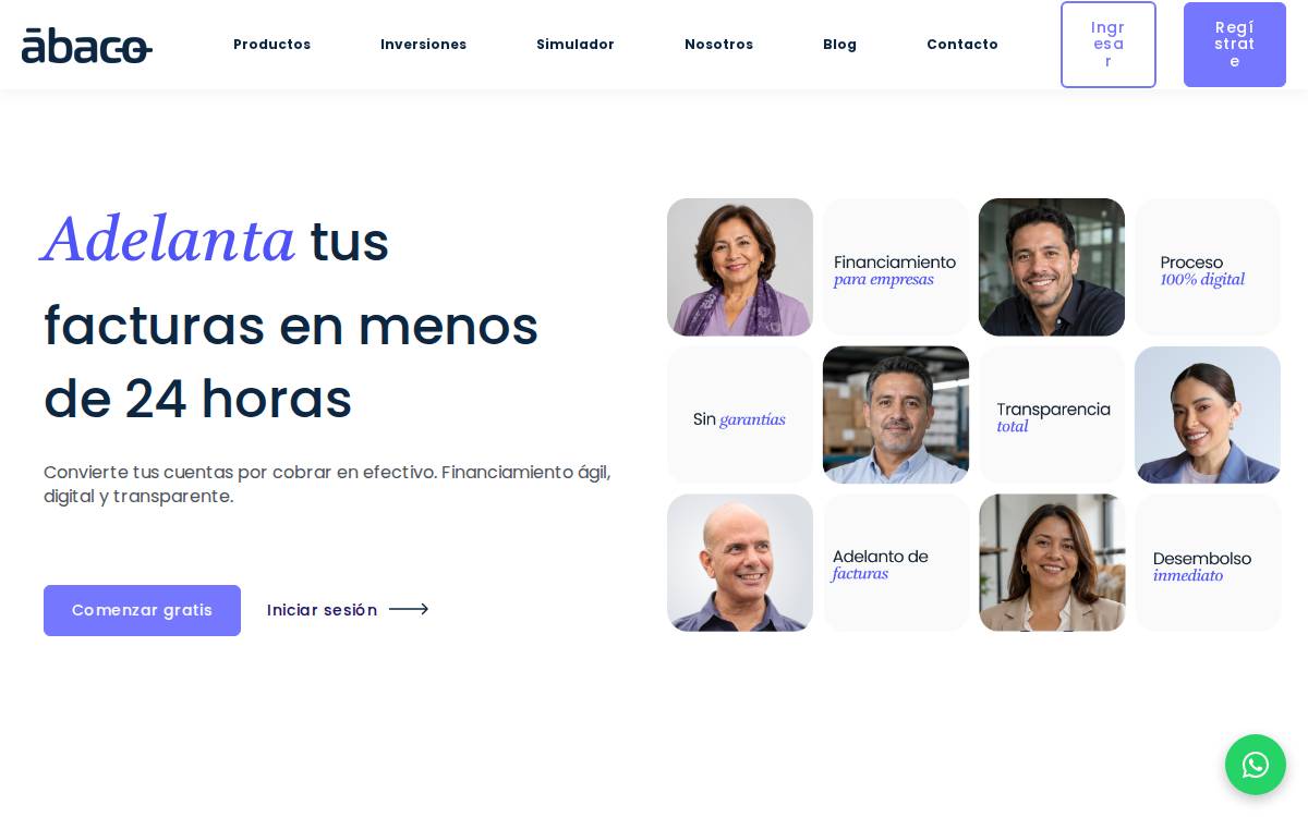 Ábaco Capital website preview