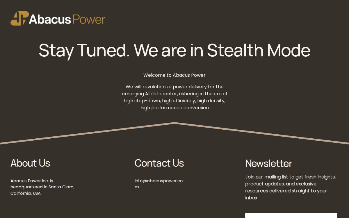 Abacuspower website preview