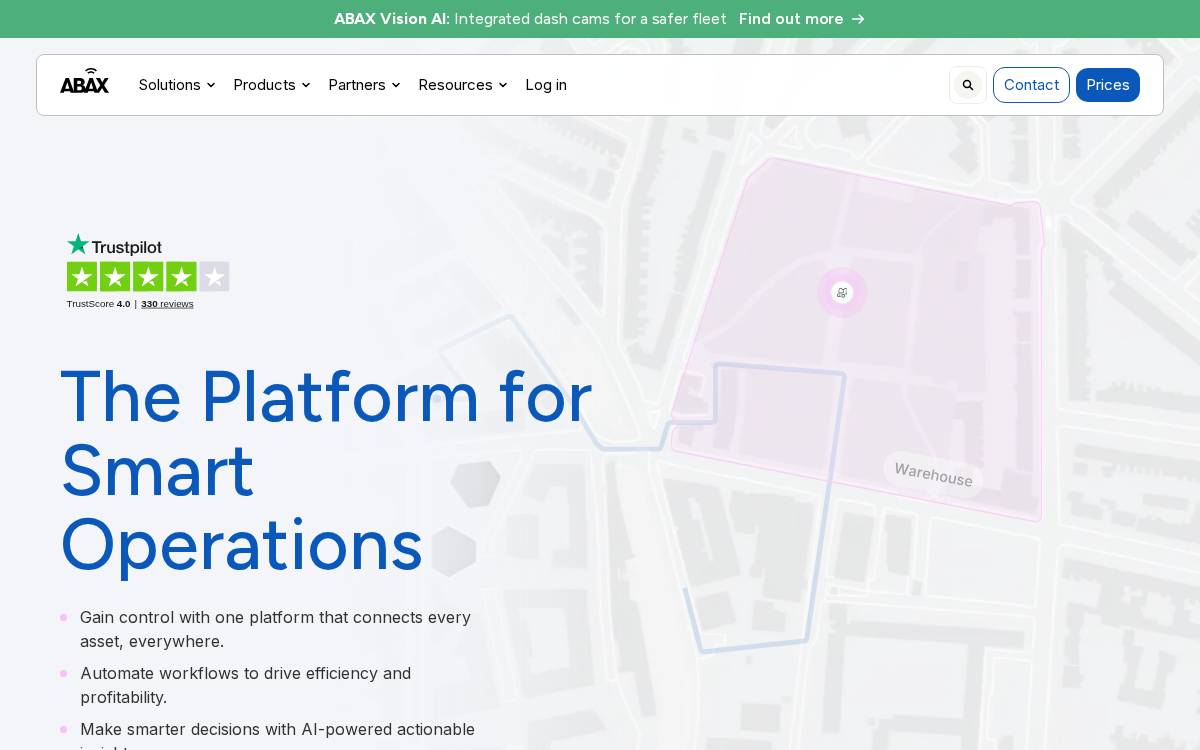 Abax website preview