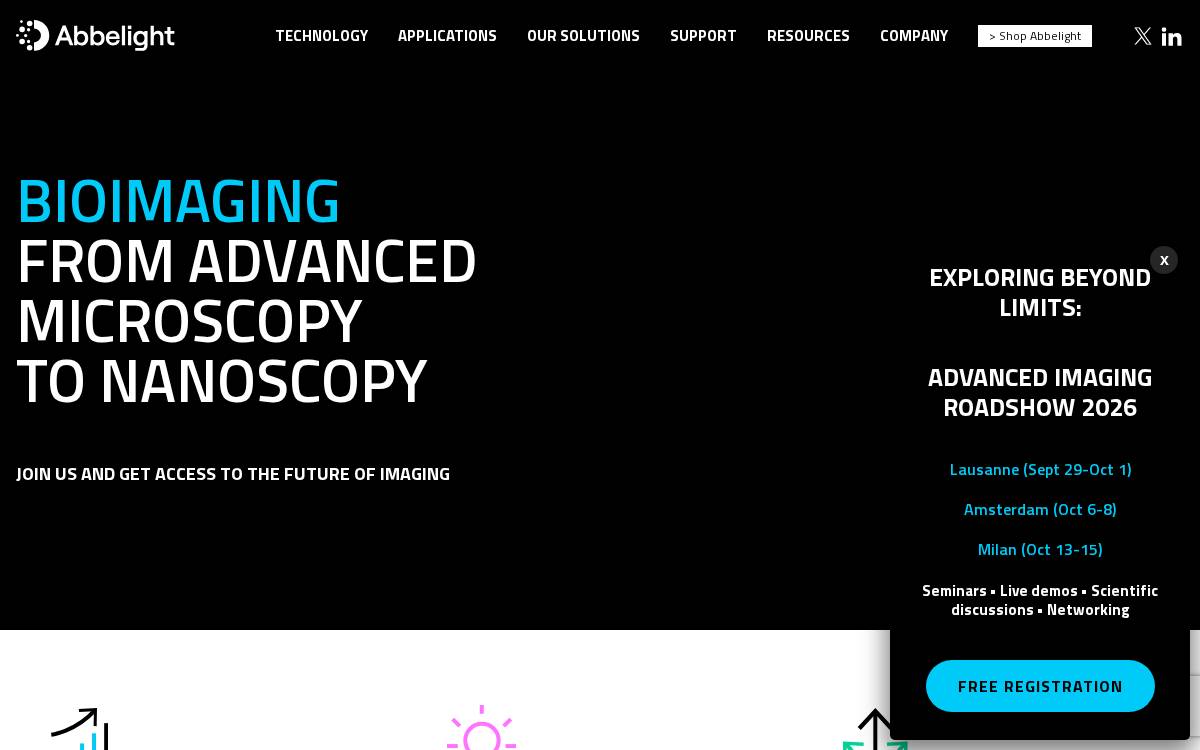 Abbelight website preview