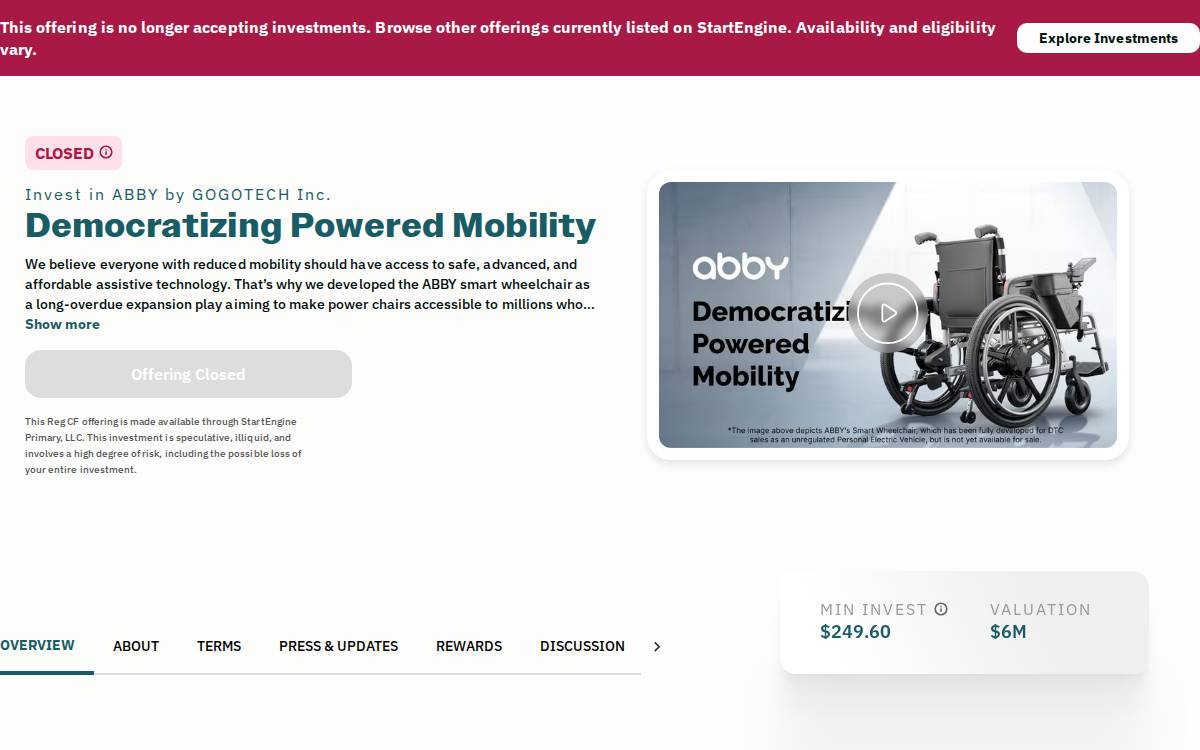 ABBY by GOGOTECH website preview