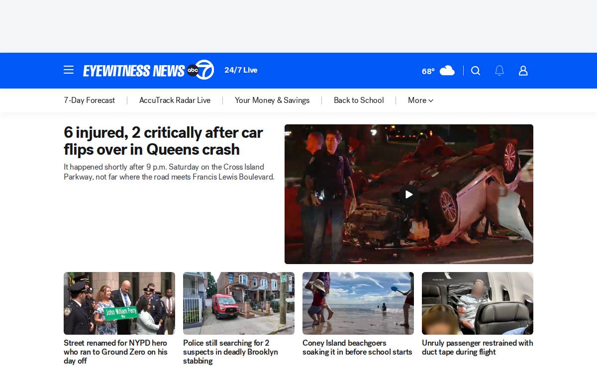 Abc7Ny website preview