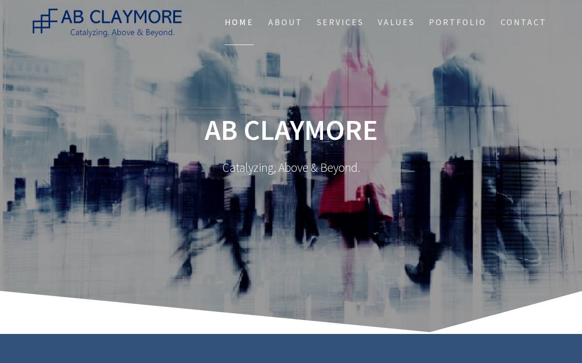 Abclaymore website preview