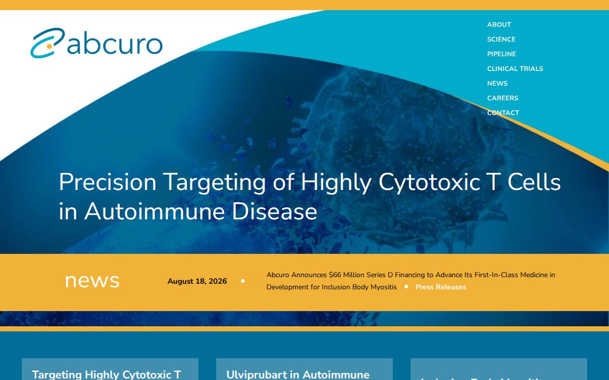Abcuro website preview