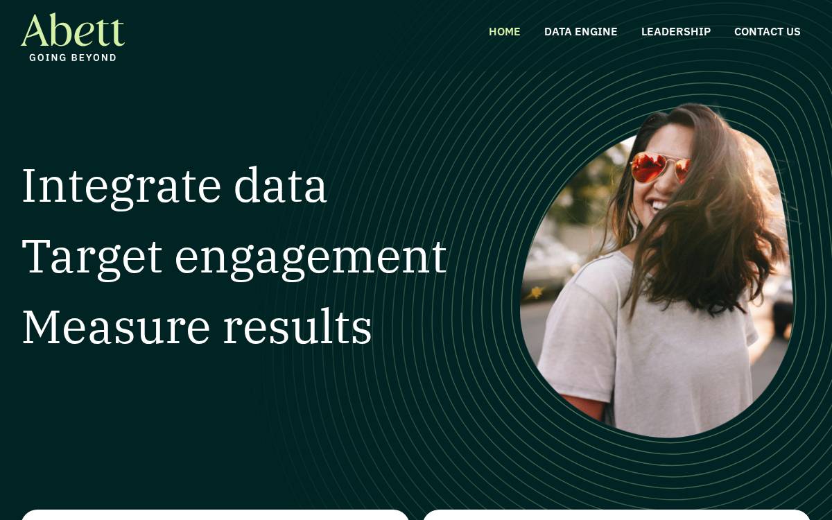 Abett website preview