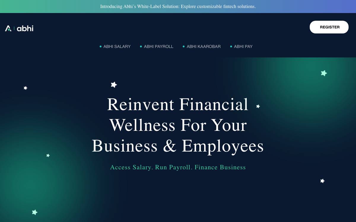 Abhi website preview