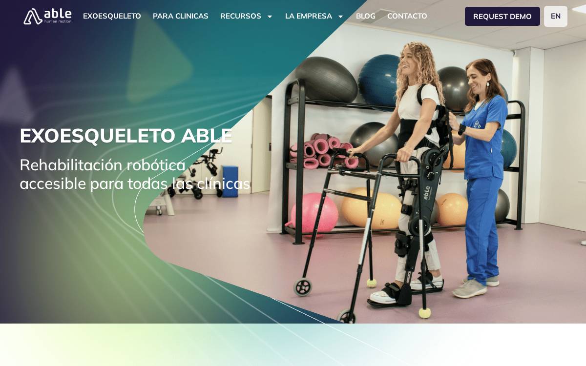 Able website preview
