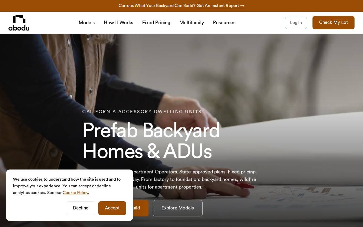 Abodu website preview