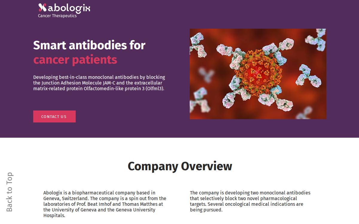 Abologix website preview