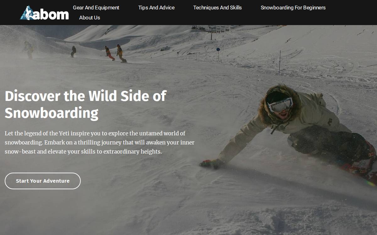 Abom website preview