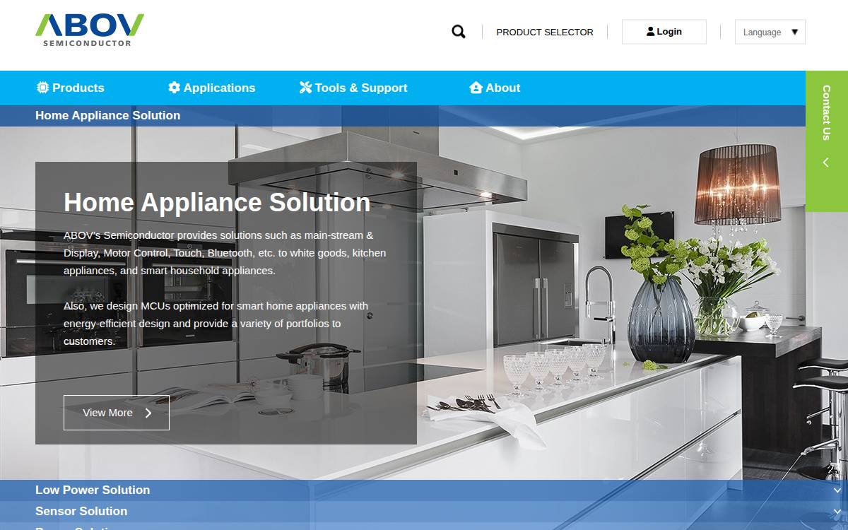 Abov website preview