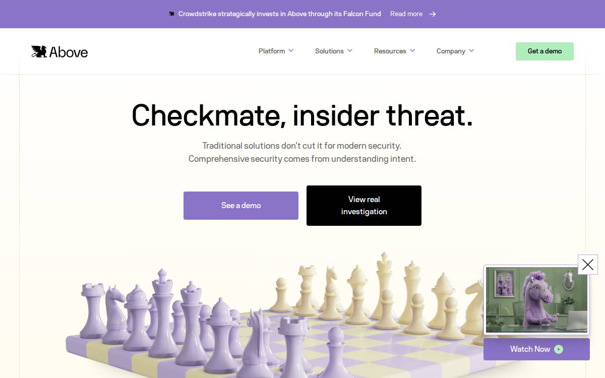 Above website preview