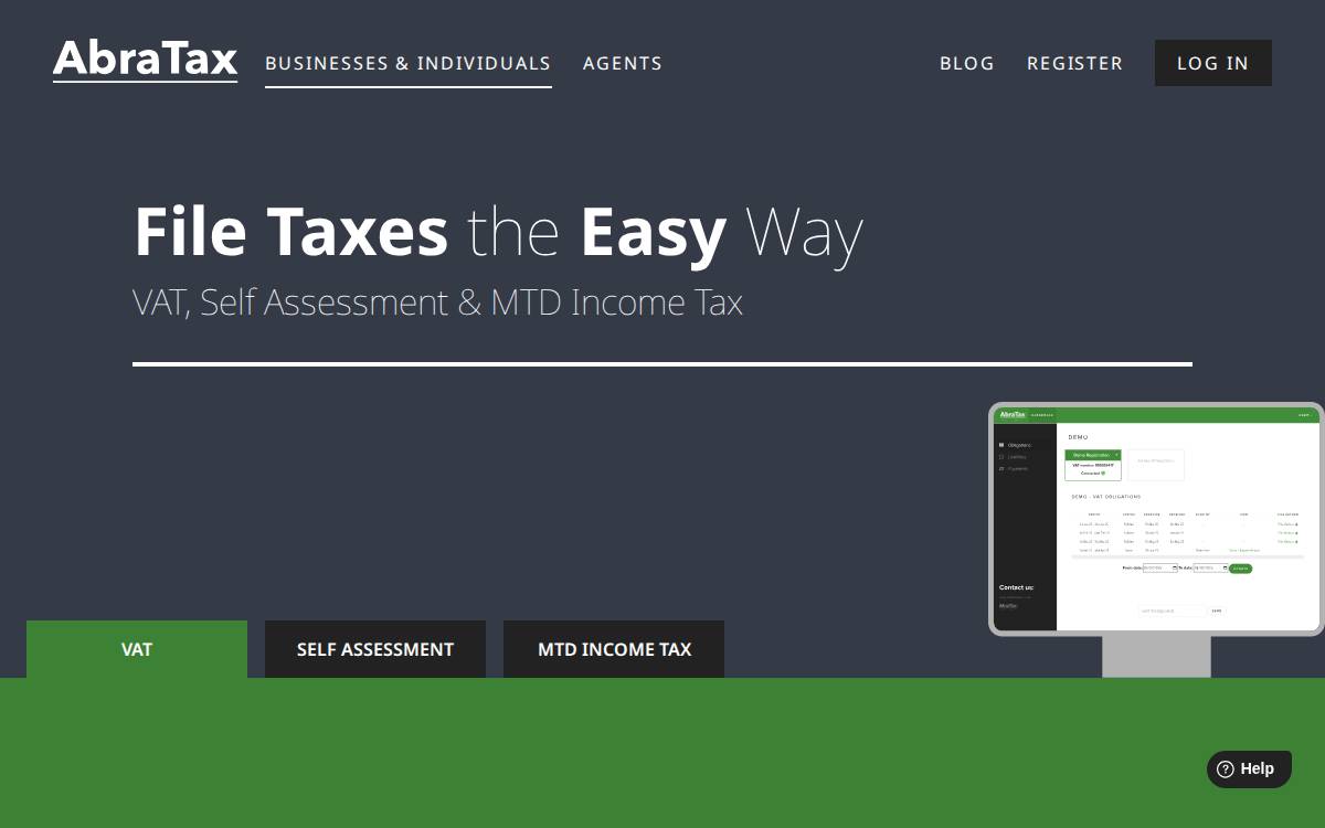 AbraTax website preview