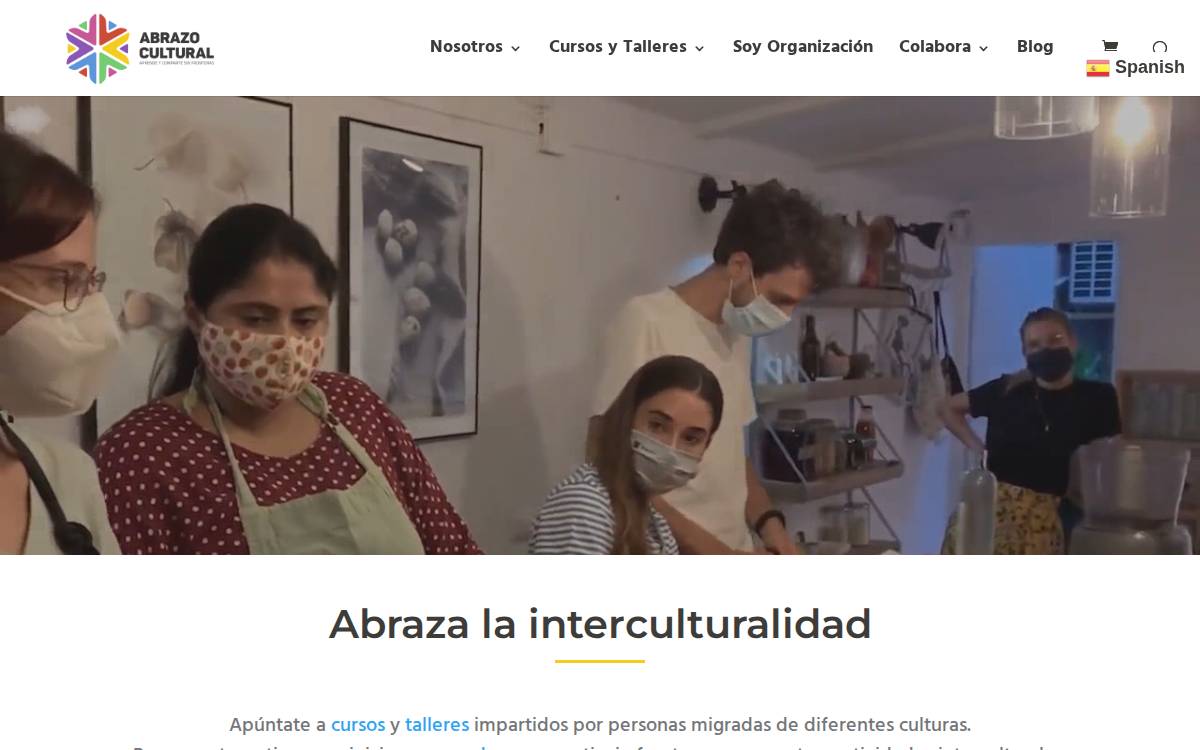 Abrazo Cultural website preview