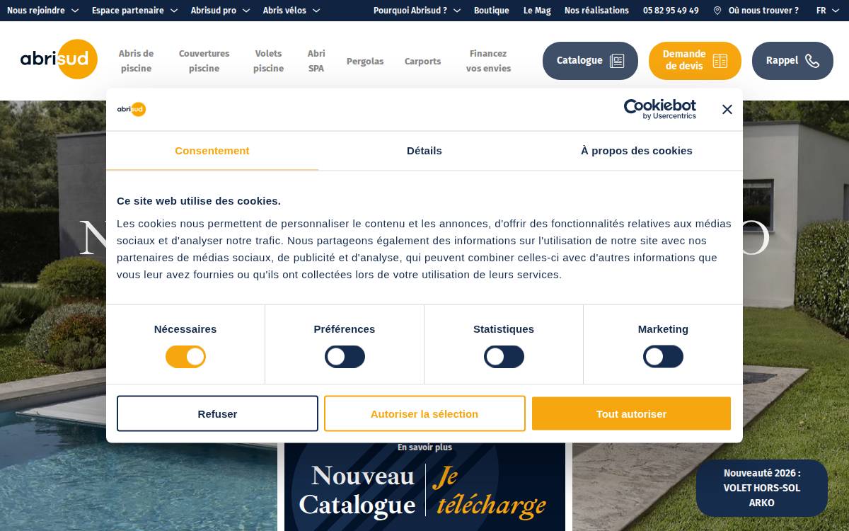 Abrisud website preview