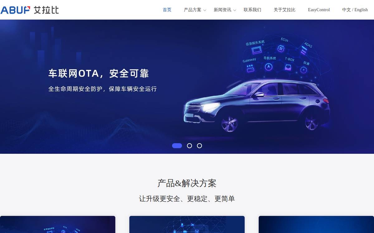 Abupdate website preview