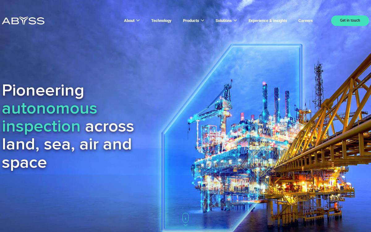 Abyss Solutions website preview