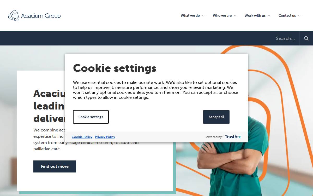 Acaciumgroup website preview