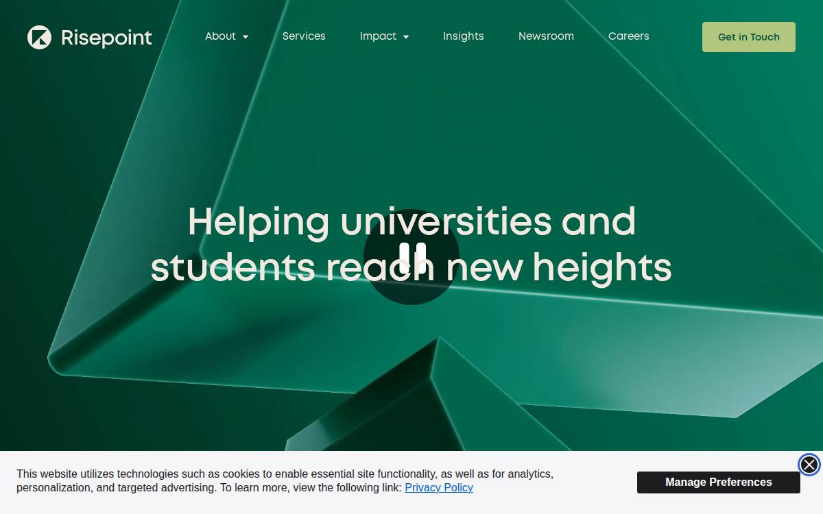 Academic Partnerships website preview