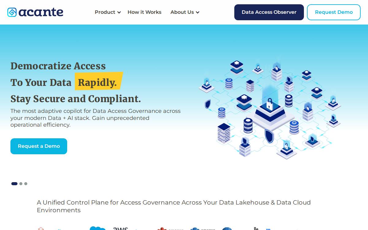 Acante website preview